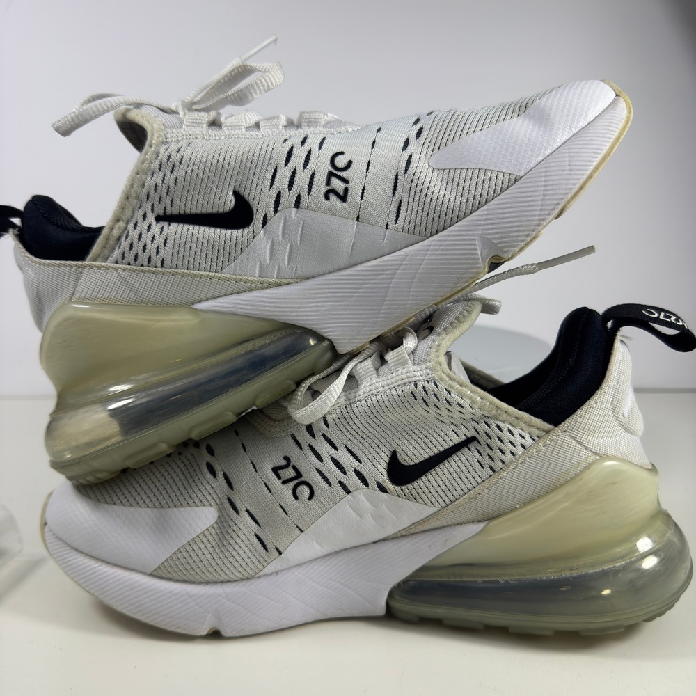 Nike Women Sneakers Air Max 270 Mesh Running Casual White Black US 5.5 - Picture 14 of 14